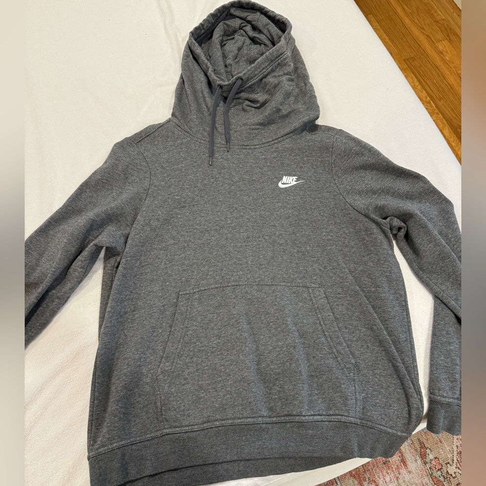 Women’s Large Nike Gray Cowl Neck Hoodie